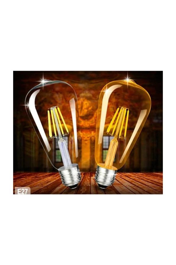 6 Watt Rustik Led Ampul - 6w E-27 Duy - 2