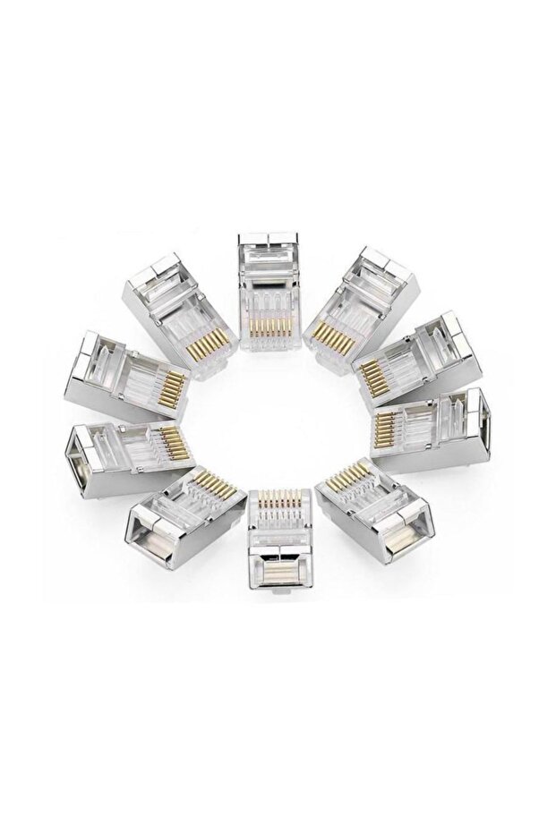موصل مقبس معدني CAT6 RJ45