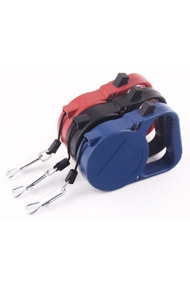 Fural Store Çift Tuşlu Makaralı Köpek Tasması 3 Metre (3 Renk) - 3