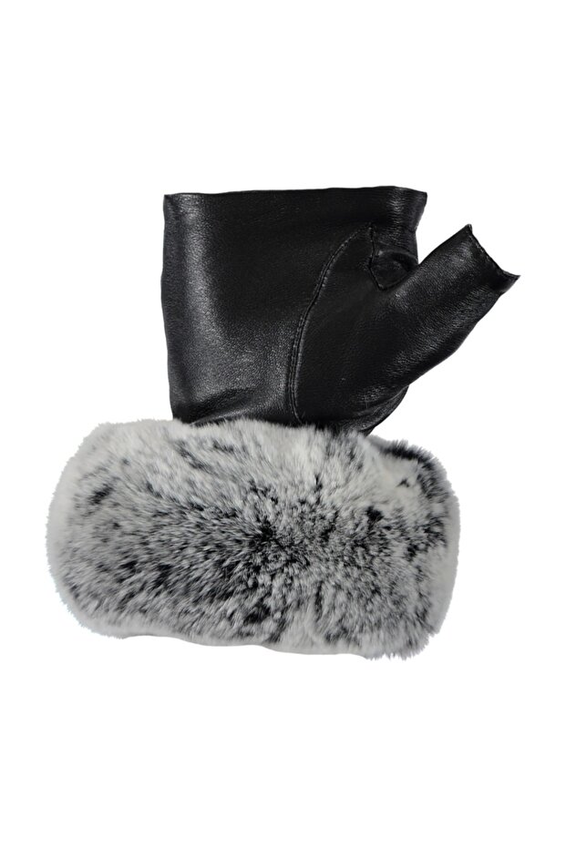 Bayan Derı Parmaksız Eldıven - 2