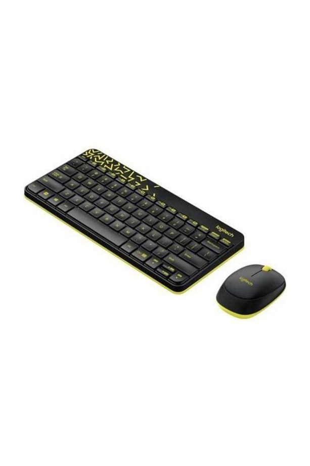 Mk240 Klavye Kablosuz Set Siyah/sarı (920-008214) - 1
