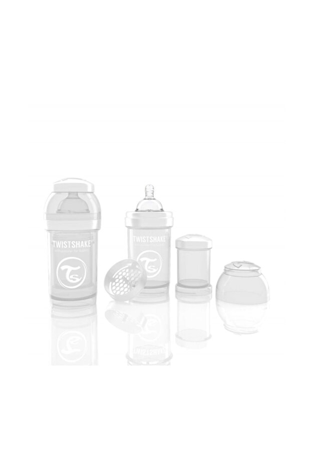 White Anti-Colic Baby Bottle (0+ Months) (180 ml)