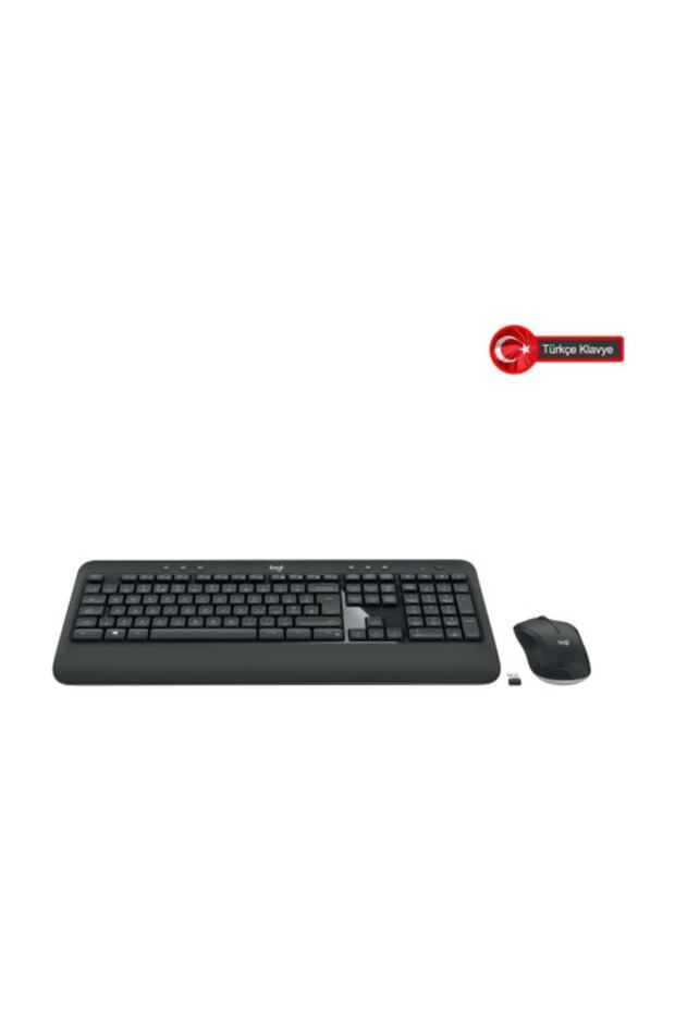 MK540 ADVANCED Kablosuz Türkçe Klavye Mouse Seti, Siyah 920-008687 - 1