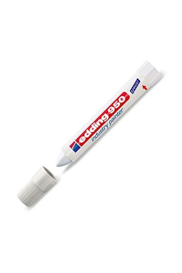 950 Endüstri Markör - Beyaz - 1
