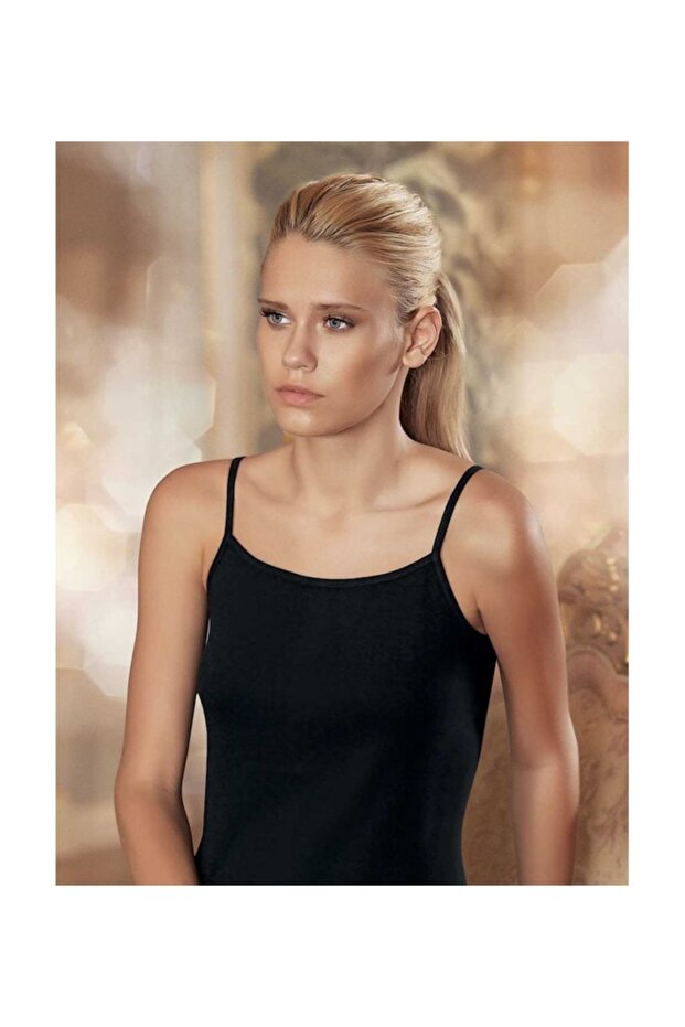 B001 Ribana Satin Rope Strap Women's Undershirt