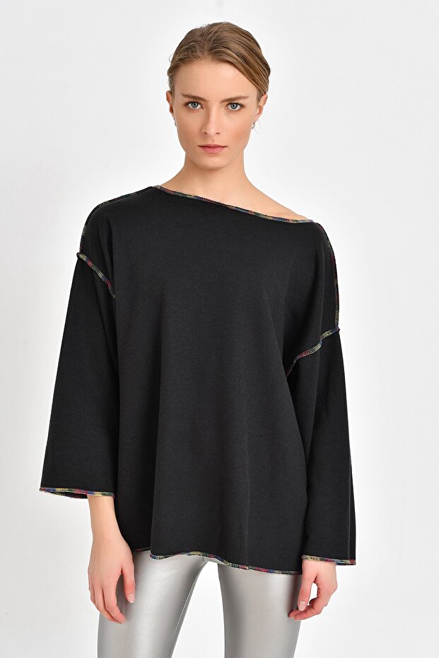 Sweatshirt  Siyah BDE2530 - 2