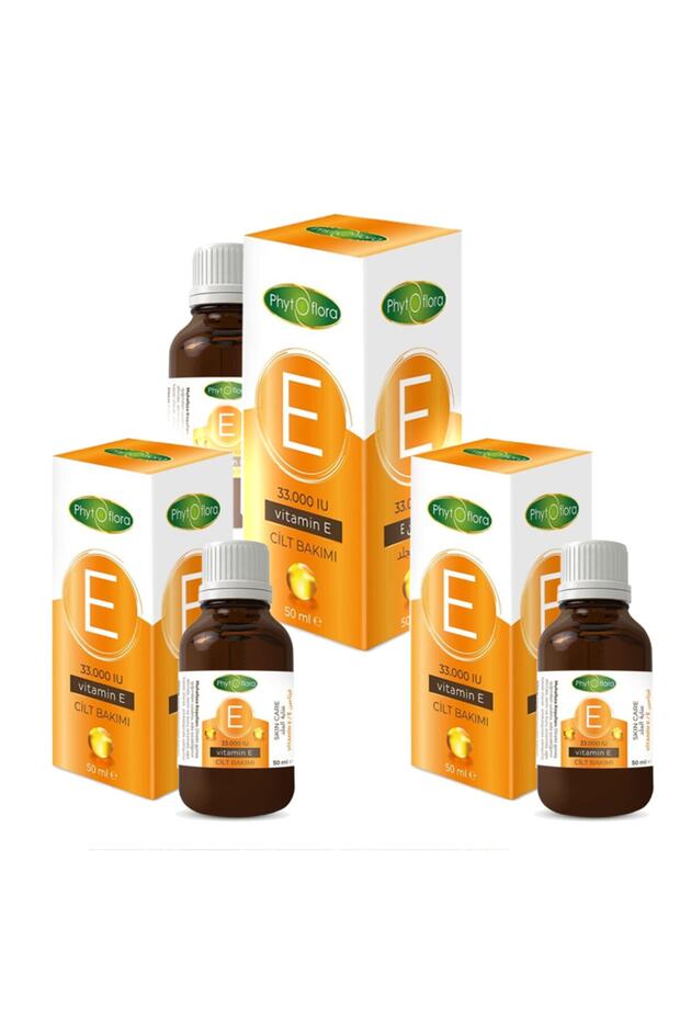 Phytoflora Vitamin E 50ml x 3 Adet