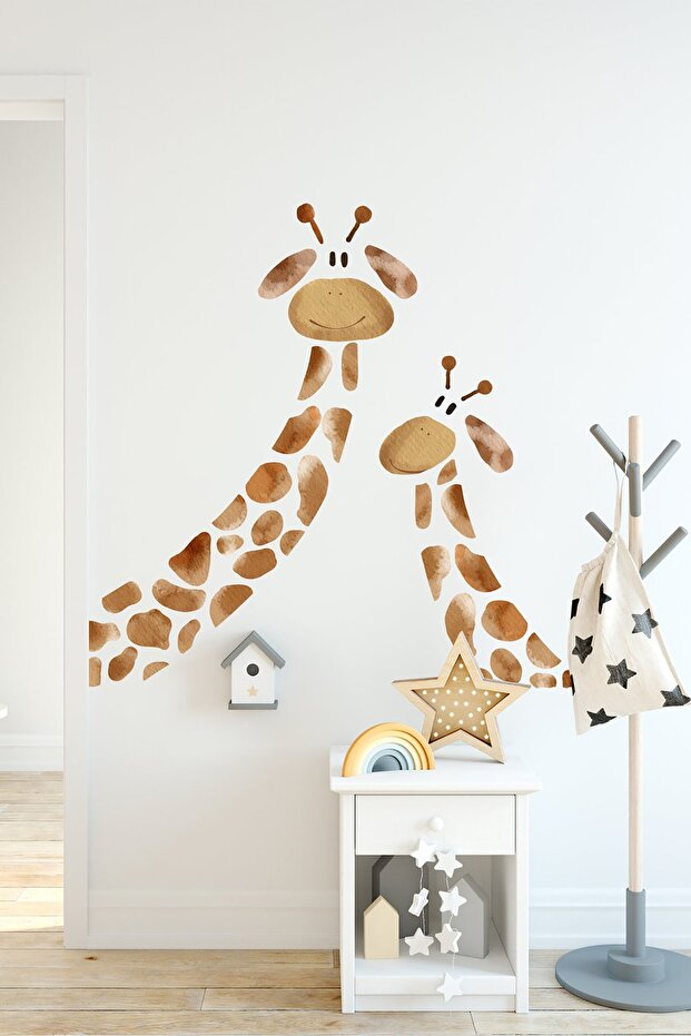 Giraffe Wall Sticker Set