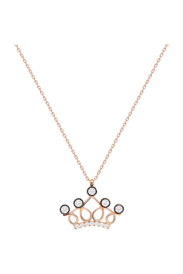 Gümüş Taç Kolye - 1