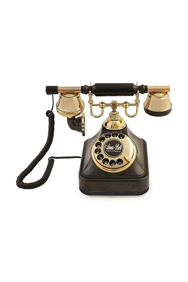 Siyah Klasik Çevirmeli Telefon - 1