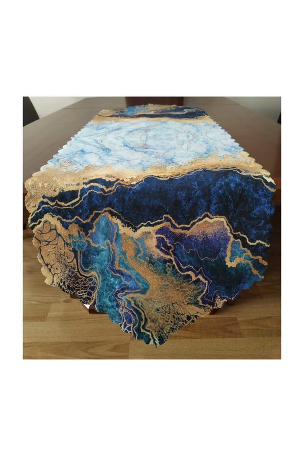 عداء ديكور مطبوع رقميًا بنمط رخامي - 2