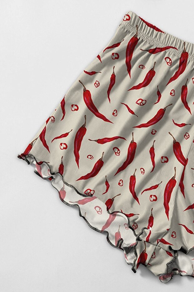 Angelina Pepper 2 Li Ultrasoft Şort Takımı - 4
