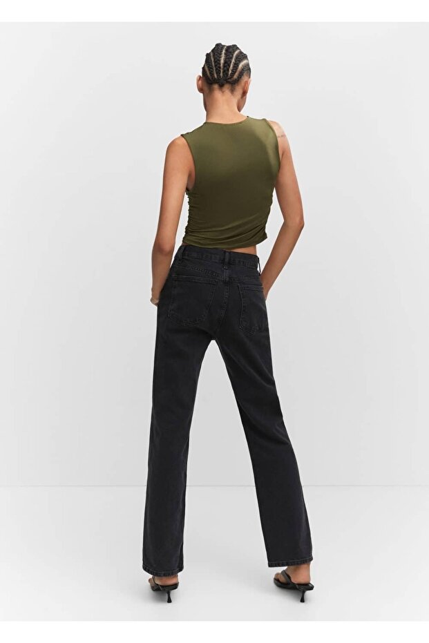 Büzgü Detaylı Bluz - 4