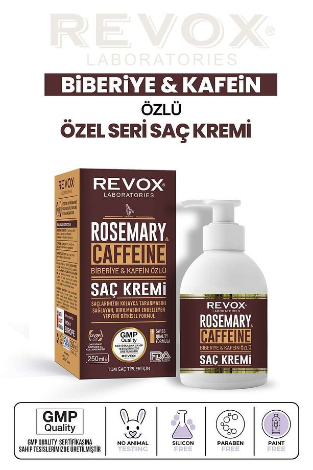 Biberiye Ve Caffein Özlü Saç Kremi Yumuşak Ve Kolay Taranan Saçlar Için 250ml - 1