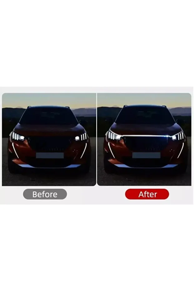Ssangyong Kyron Drl Ön Kaput Gündüz Ledi App Ve Kumanda Kontrol 1.5 Metre Rgb Led Şerit - 4