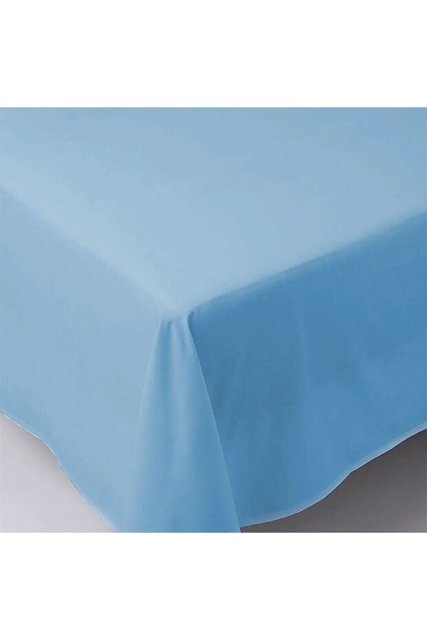 Double Flat Elasticless Cotton Fabric Bed Sheet