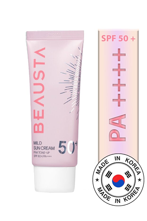 Blemished and Oily Skin Tone Equalizing Mild Sun Pink Tone-Up Sun Cream Spf50 /Pa 50 ml