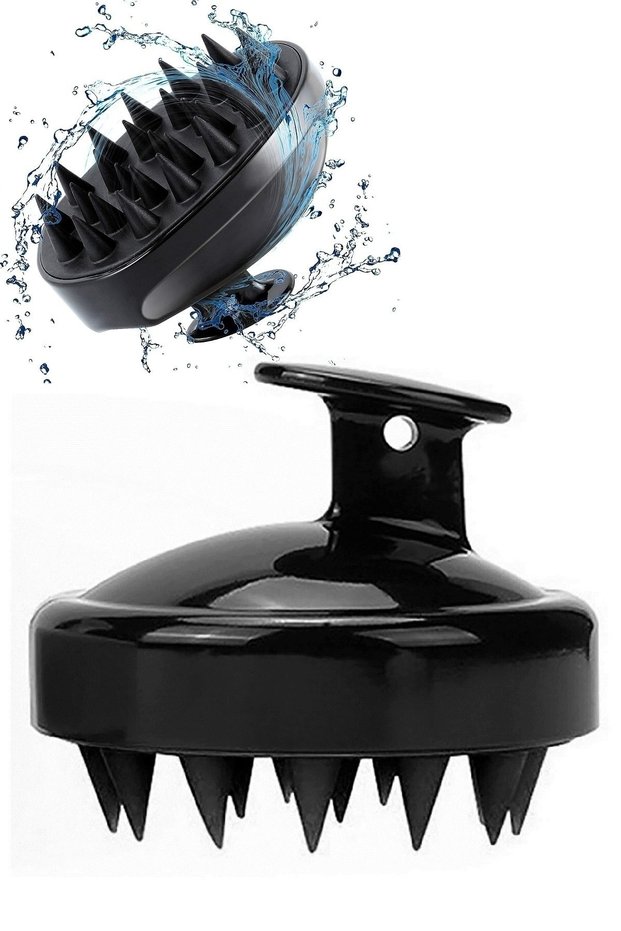 Soft Silicone Toothed Comb Scalp Massage Shampoo Shower Brush For Adult Child Pet