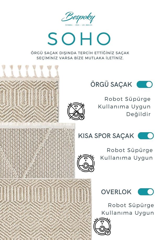 Modern Jüt Scafati Bej Halı -yazlık Ferahlatıcı Örgü Hasır Dokulu Geometrik Oda Salon Halısı - 4