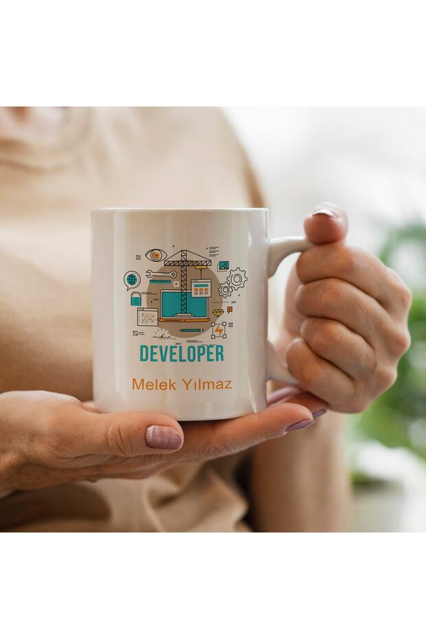 Kişiye Özel Meslek Yazılımcı Kupa Bardak - 1