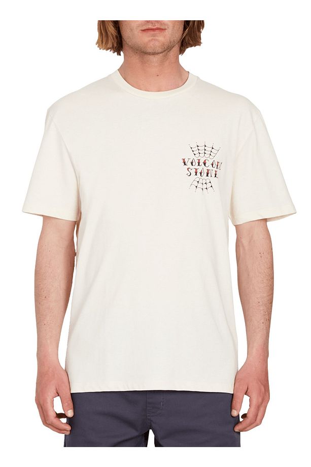 Gri Erkek Bisiklet Yaka T-Shirt A3512315_Volcom Lintell Bsc 2 Wcg - 1