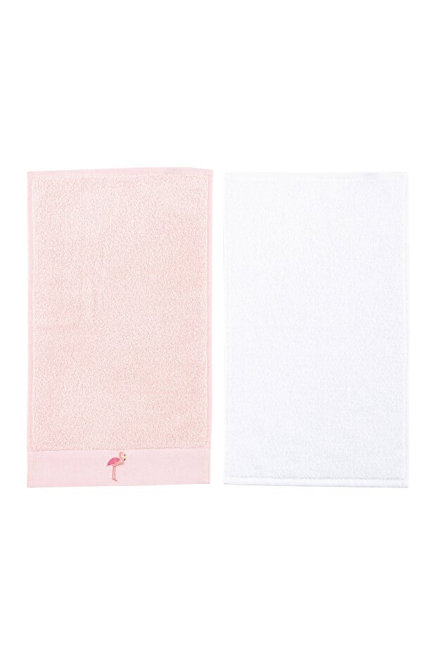 Bestickte Baumwollhandtücher im 2er-Pack, 30 x 50 cm - 5