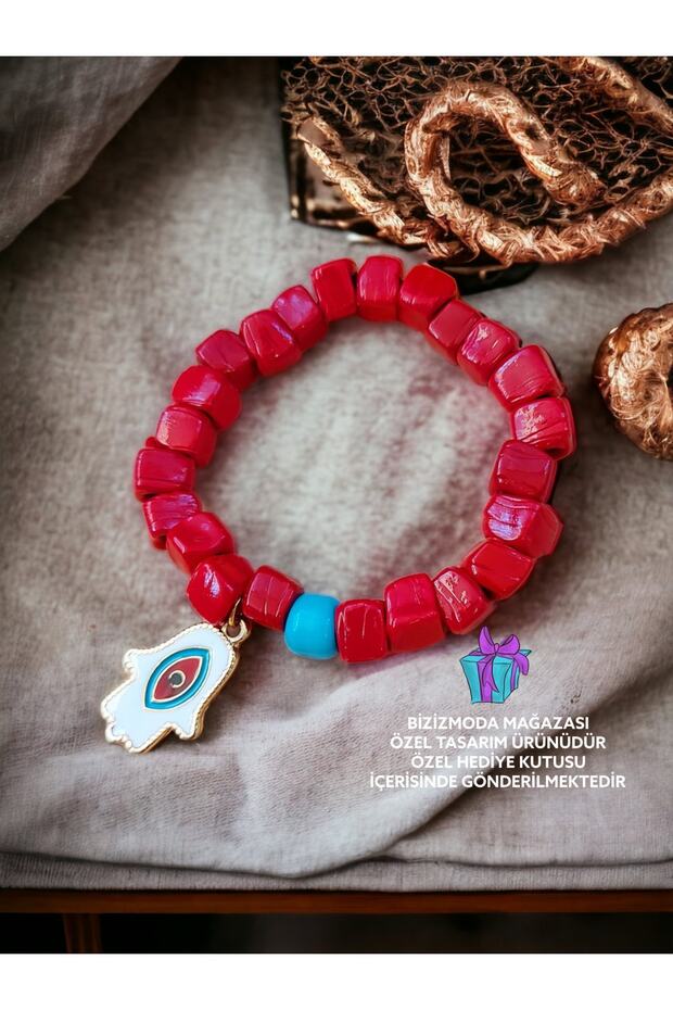 Glass Basement Bead Charm Evil Eye Bead Bracelet Evil Eye Beaded Bracelet