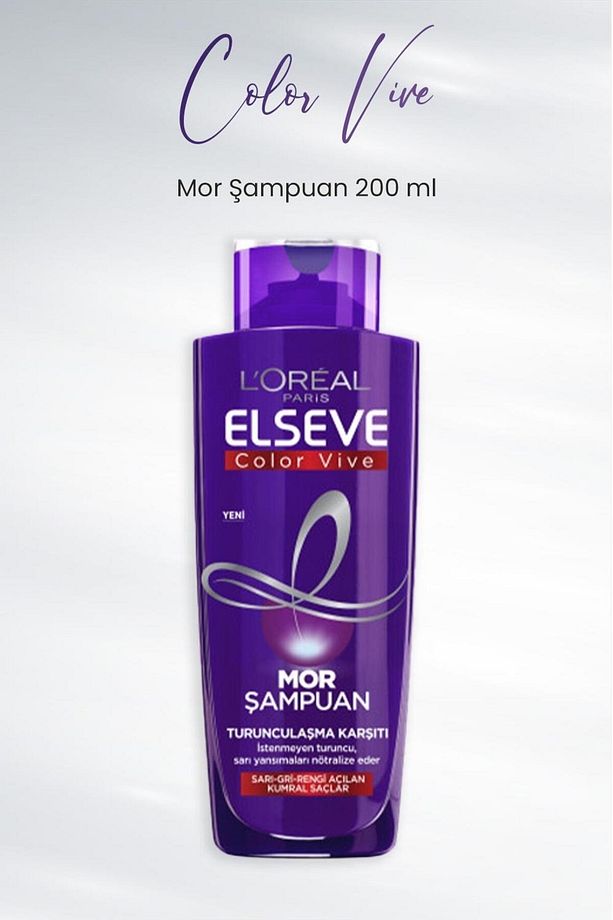 Color Vive Mor Şampuan Turunculaşma Karşıtı 200 ml - 1