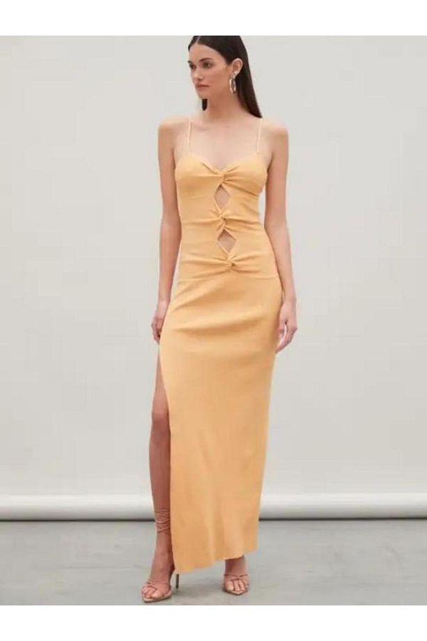 ATOIR Coda Peach Elbise - 1