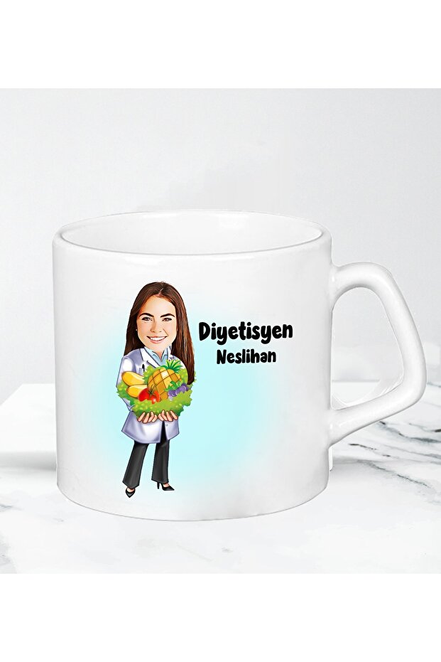 كوب نسكافيه كارتوني لأخصائيي التغذية