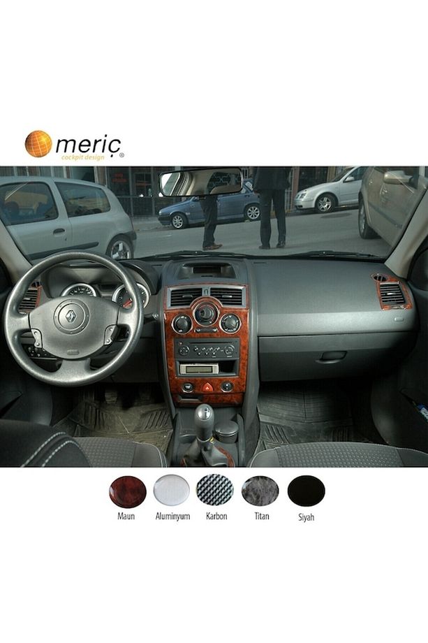 Renault Megane 2 Ön Torpido Kaplama Maun 17 P. (Analog Klima) 03-09 - 2