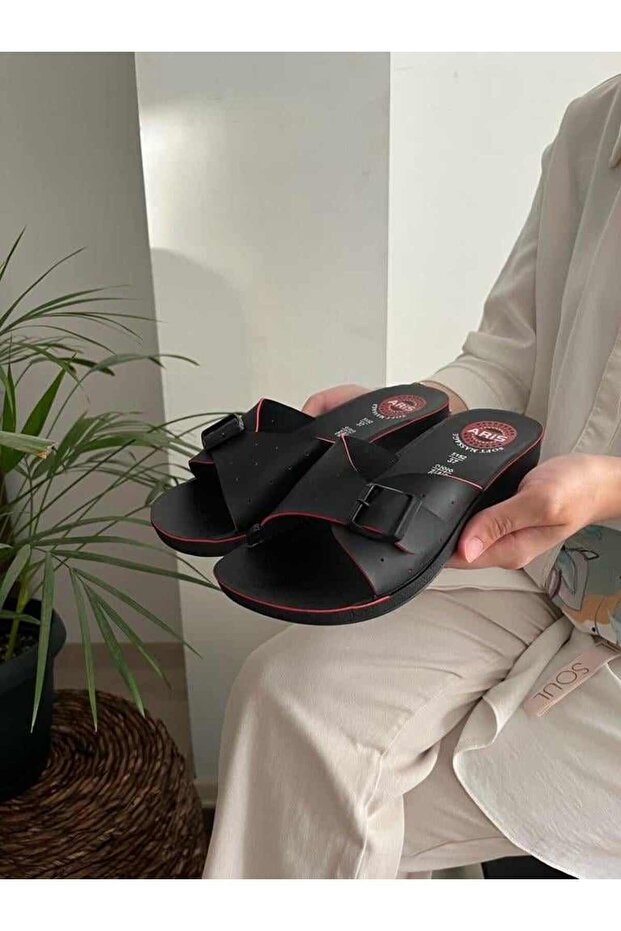 Summer Non-Slip Sole Single Buckle Daily Slippers Diamond