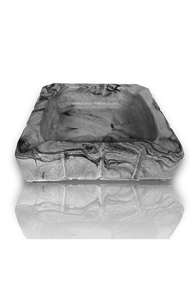 كائن ديكور منفضة سجائر منقوشة مزخرفة - 3