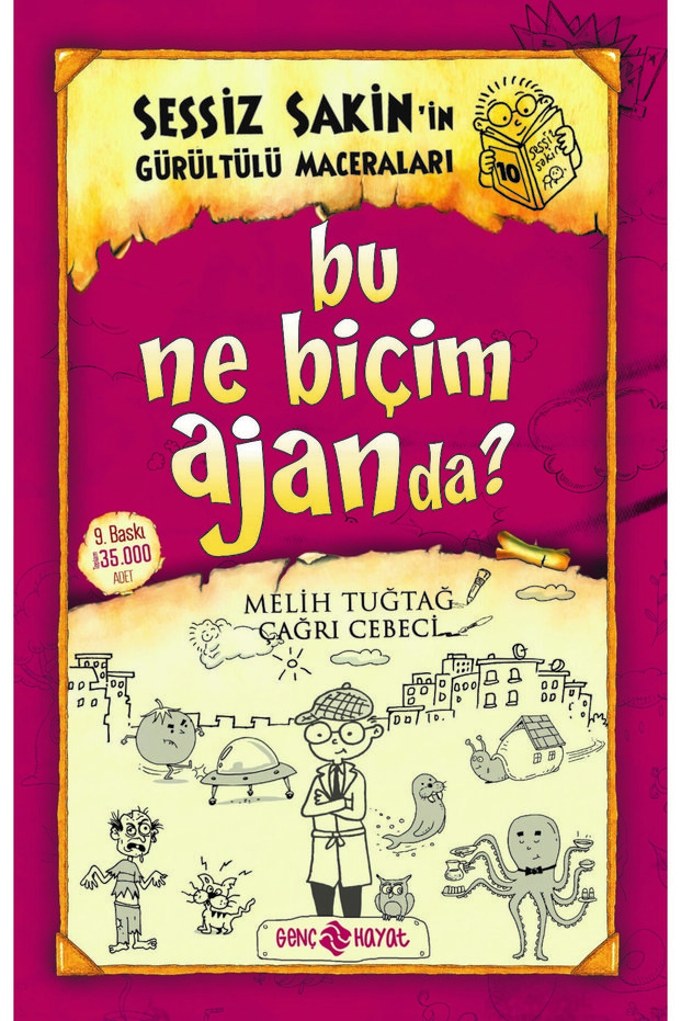 Sessiz Sakin’in Gürültülü Maceraları 10 Bu Ne Biçim Ajanda? (karton Kapak)