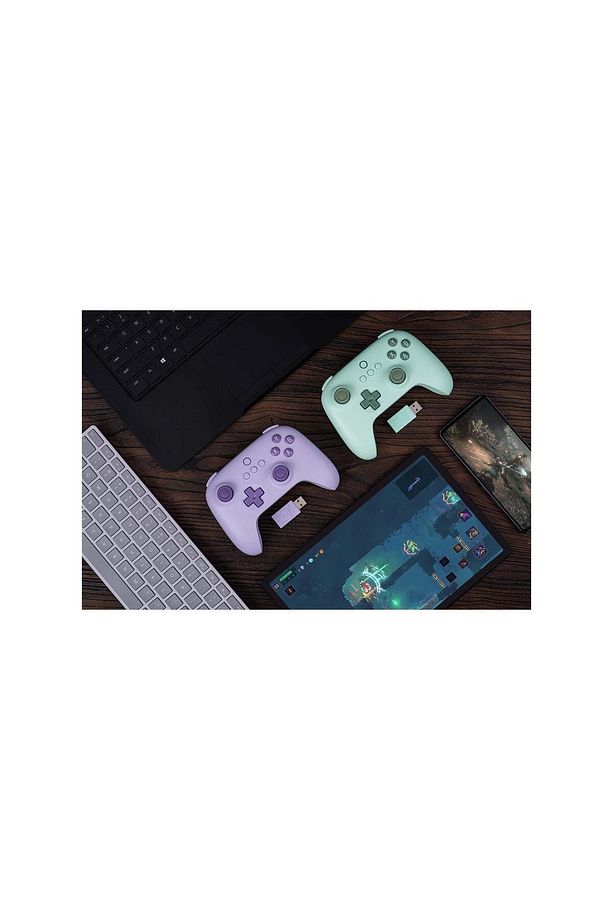 Ultimate C 2.4g Kablosuz Controller, Windows PC, Android, Steam Deck & Raspberry Pi Lila Mor - 5