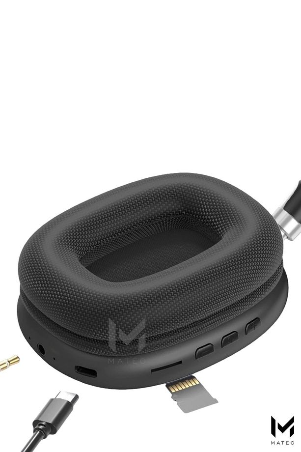Siyah P9 Bluetooth Kablosuz Kulaklık | Mikrofonlu | Ios Android Uyumlu | - 5