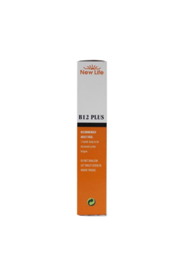 B12 Plus 60 Dilaltı Tablet - B12 Vitamini (Metilkobalamin) - Folik Asit - Biotin - 4