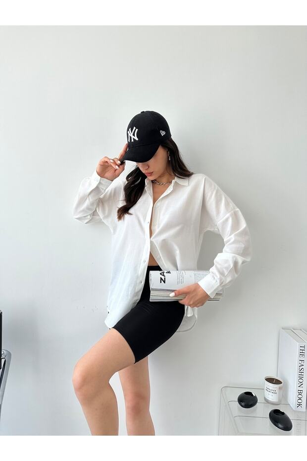 Low Shoulder Oversize Shirt