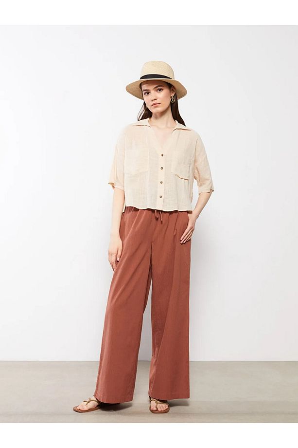 LCW ACCESSORIES Şerit Detaylı Kadın Hasır Fötr Şapka EPİC STORE - 2