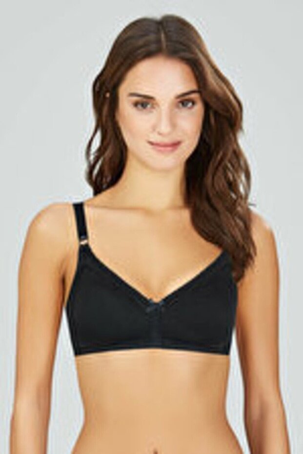 Carnel Support Bra Black - 1