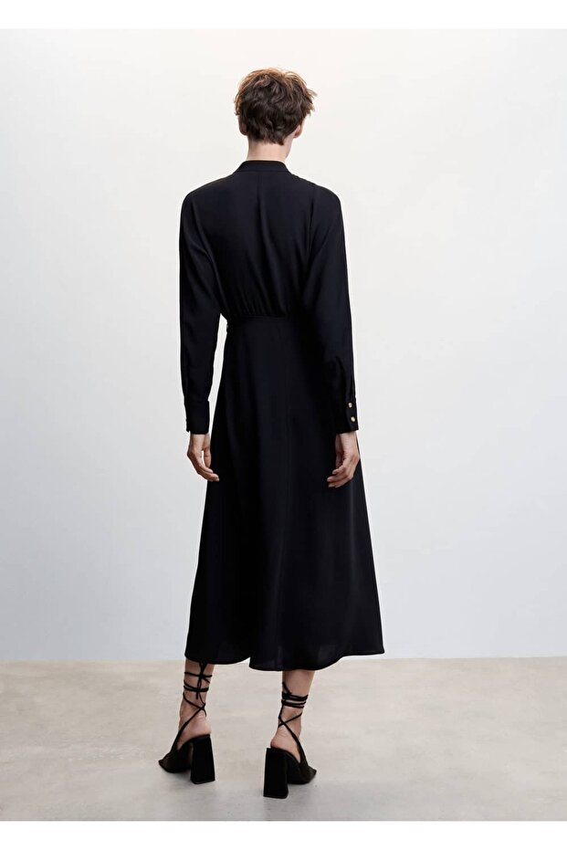 Zincir Detaylı Elbise - 4