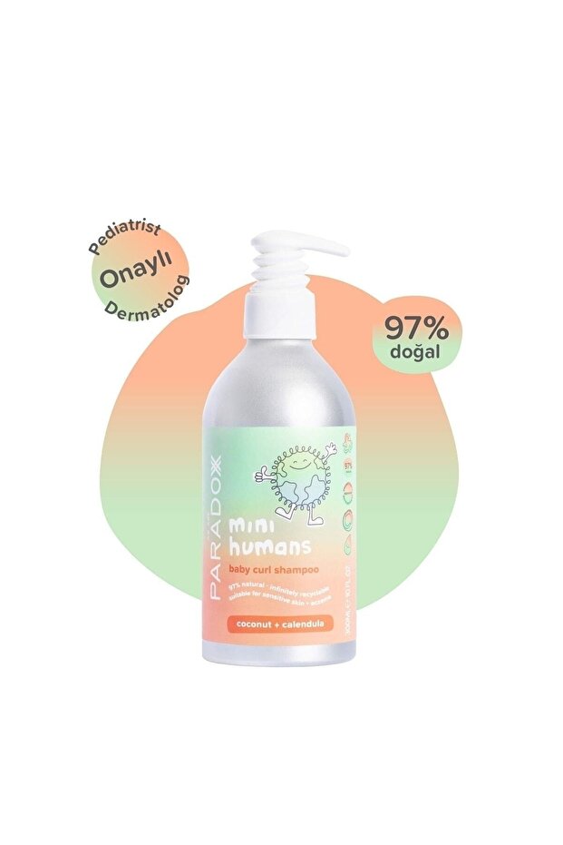 Mini Humans Baby Curl Shampoo - Bebek & Çocuk Bukle Belirginleştirici Şampuan - 300 ML - 1