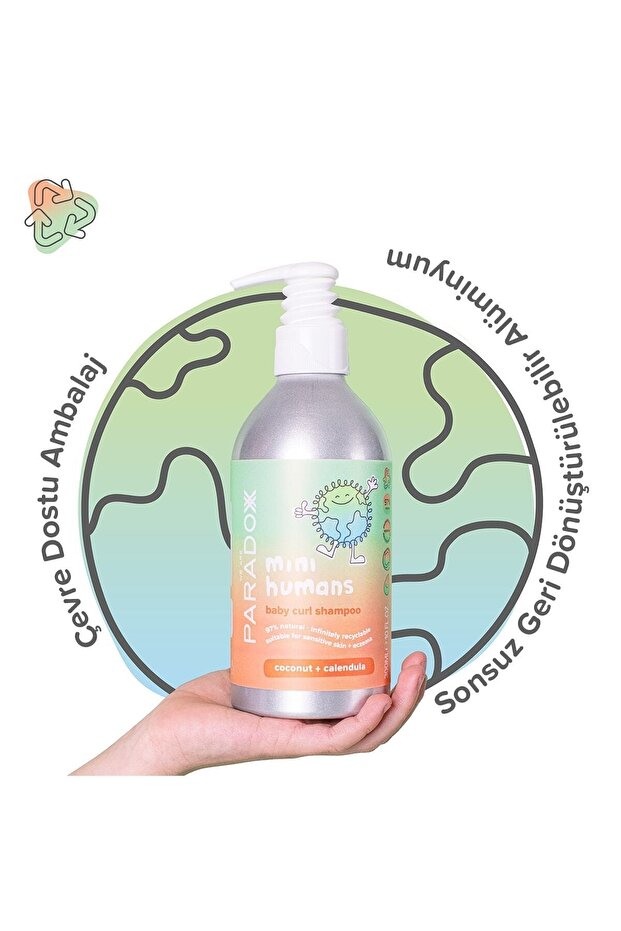 Mini Humans Baby Curl Shampoo - Bebek & Çocuk Bukle Belirginleştirici Şampuan - 300 ML - 7