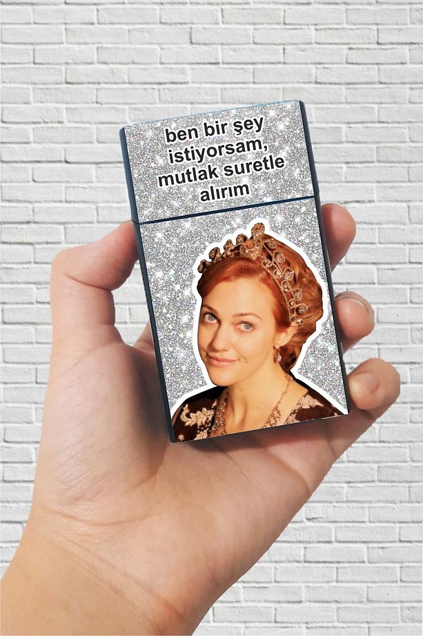Hürrem Sultan Mutlak Suretle Standart Sigara Tabakası Kutusu - 1