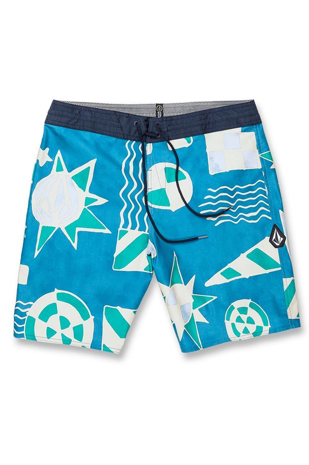 Mavi Erkek Kısa Şort Mayo A0812308_Volcom Geo Stoney 19 Ain Ş - 4