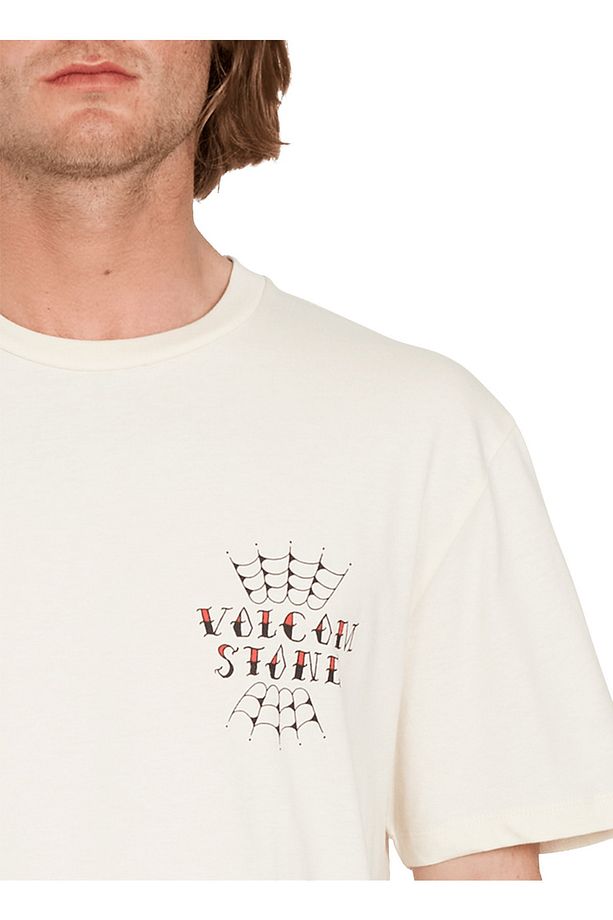 Gri Erkek Bisiklet Yaka T-Shirt A3512315_Volcom Lintell Bsc 2 Wcg - 3