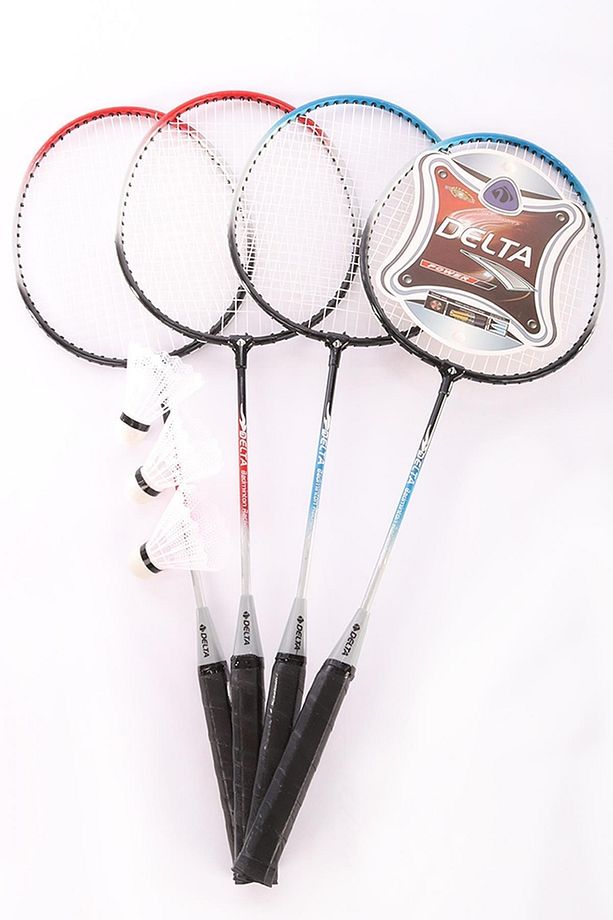 4 Adet Badminton Raketi İle 3 Adet Badminton Topu Ve Deluxe Badminton Çantası Dörtlü Grup Seti - 1