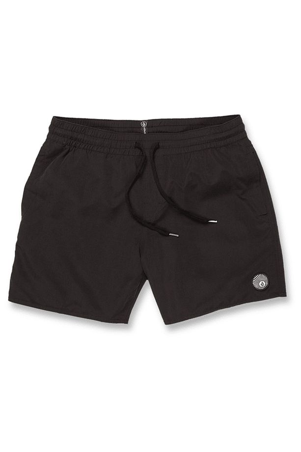 Siyah Erkek Kısa Şort Mayo A2512306_Volcom Lido Solid 16 Blk - 5