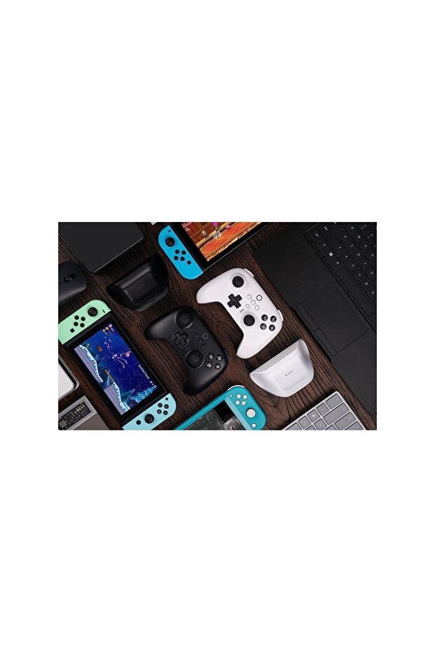Pro Controller Ultimate Bluetooth & 2.4g Nintendo Switch Oled Uyumlu Ve Şarj Dock - 6