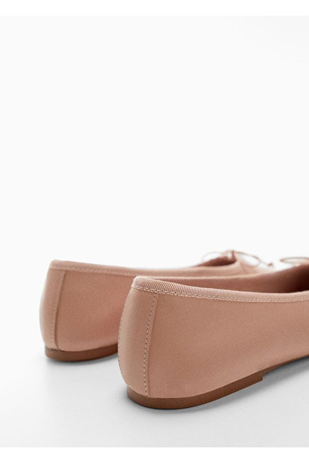 Bağ Detaylı Deri Babet - 5